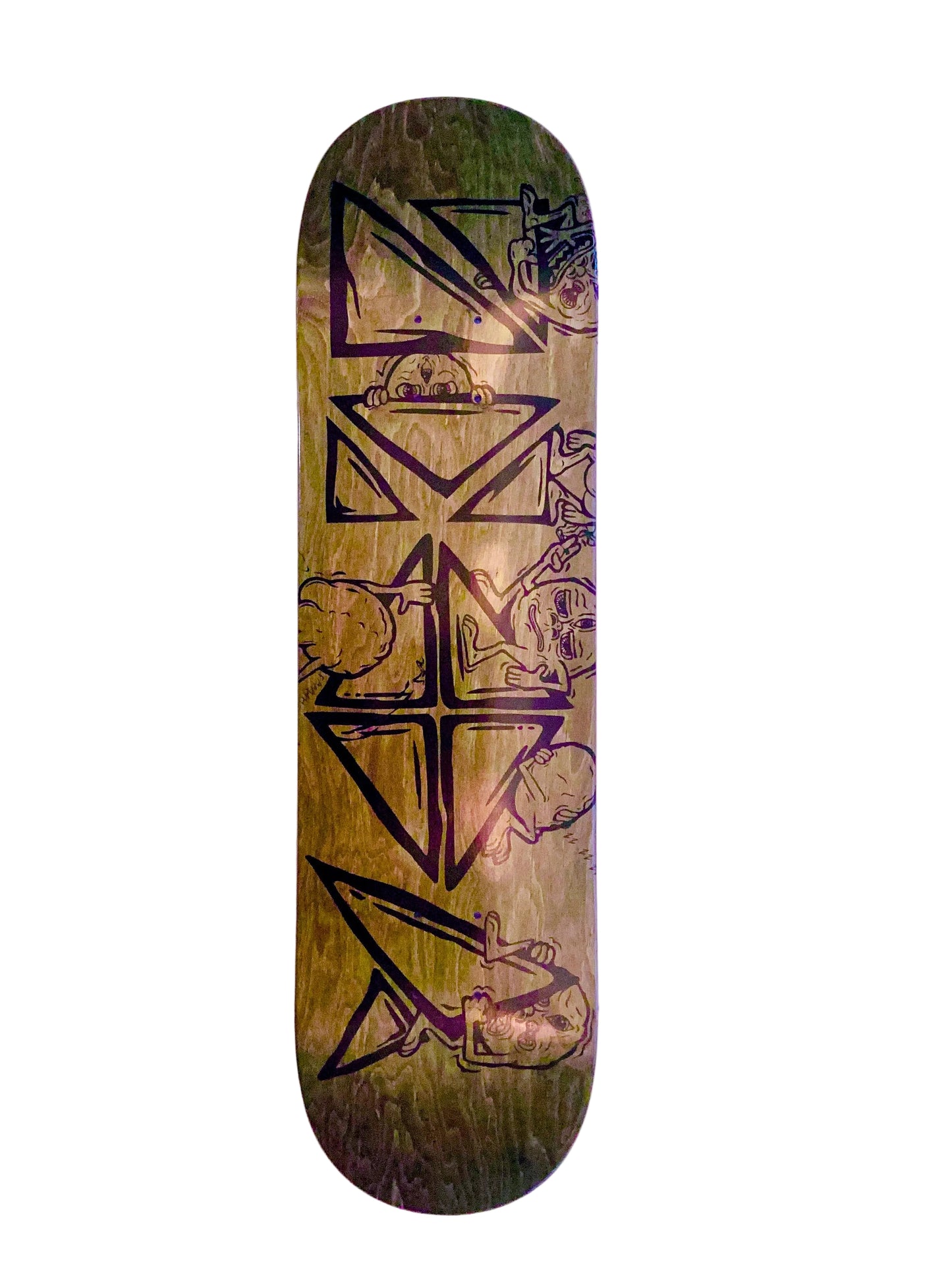 “Holy Billies!l 8.25 Olive/Blue Veneer