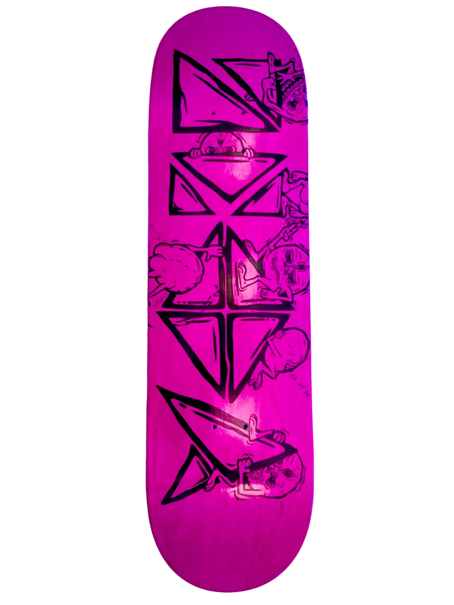 “Holy Billies!” 8.75 Pink/Black Veneer