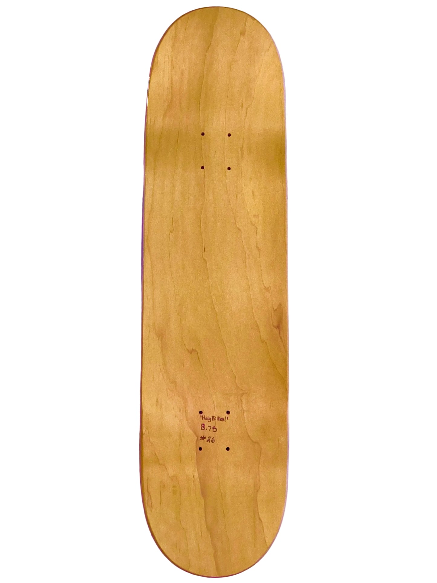 “Holy Billies!” 8.75 Black/Yellow Veneer