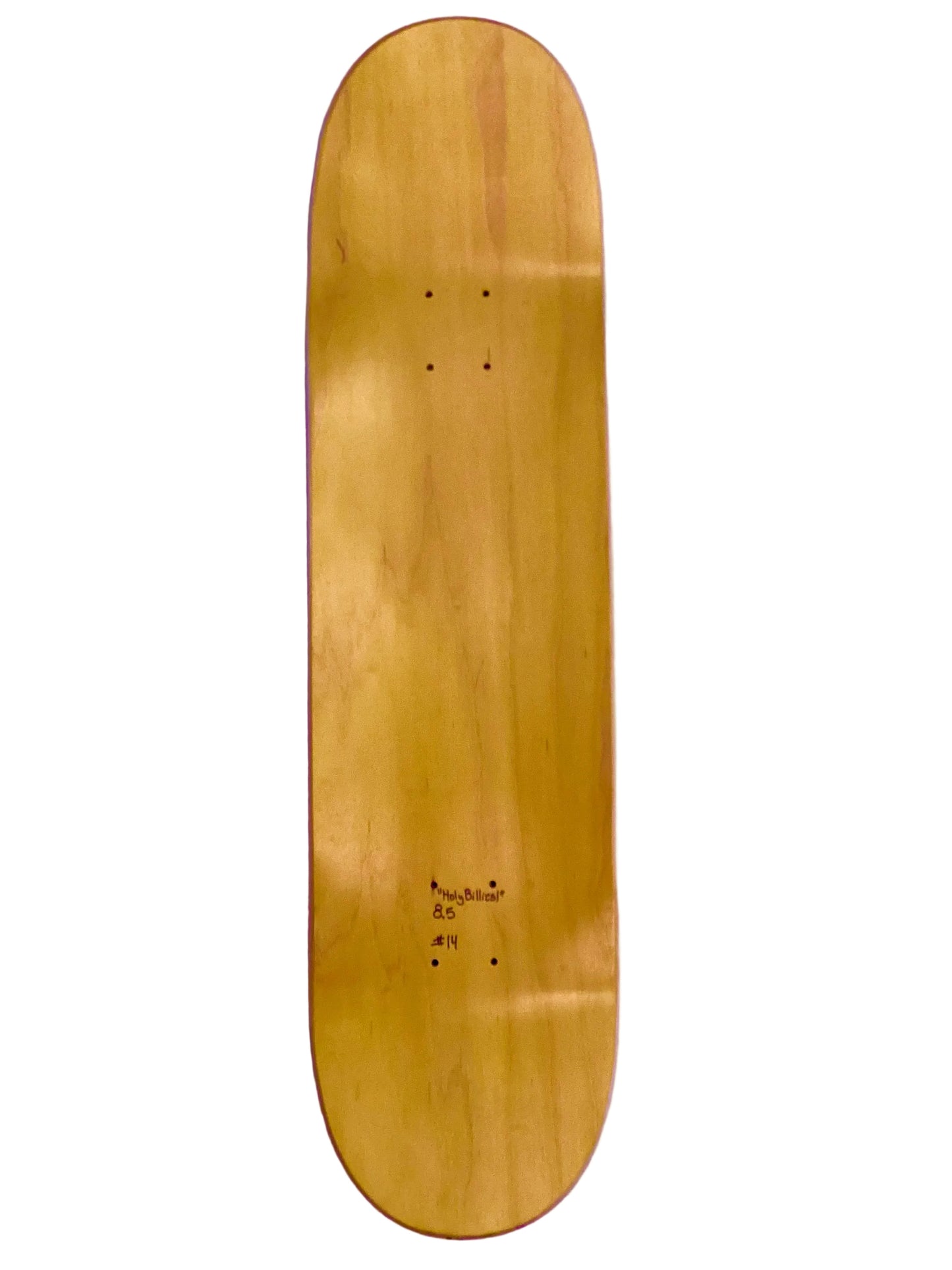 “Holy Billies!” 8.5 Black/Yellow Veneer