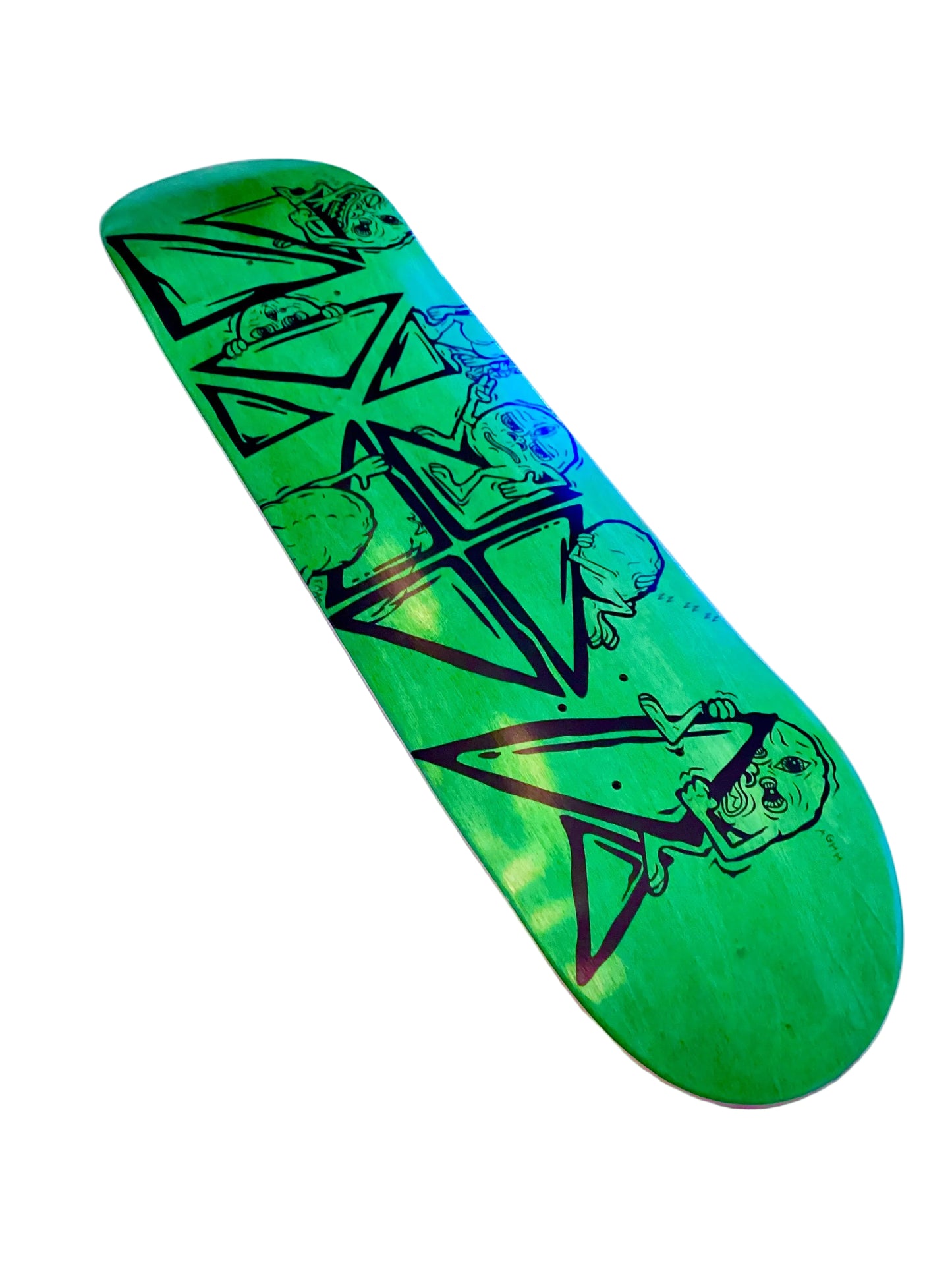 “Holy Billies!” 8.25 Green/Blue Veneer