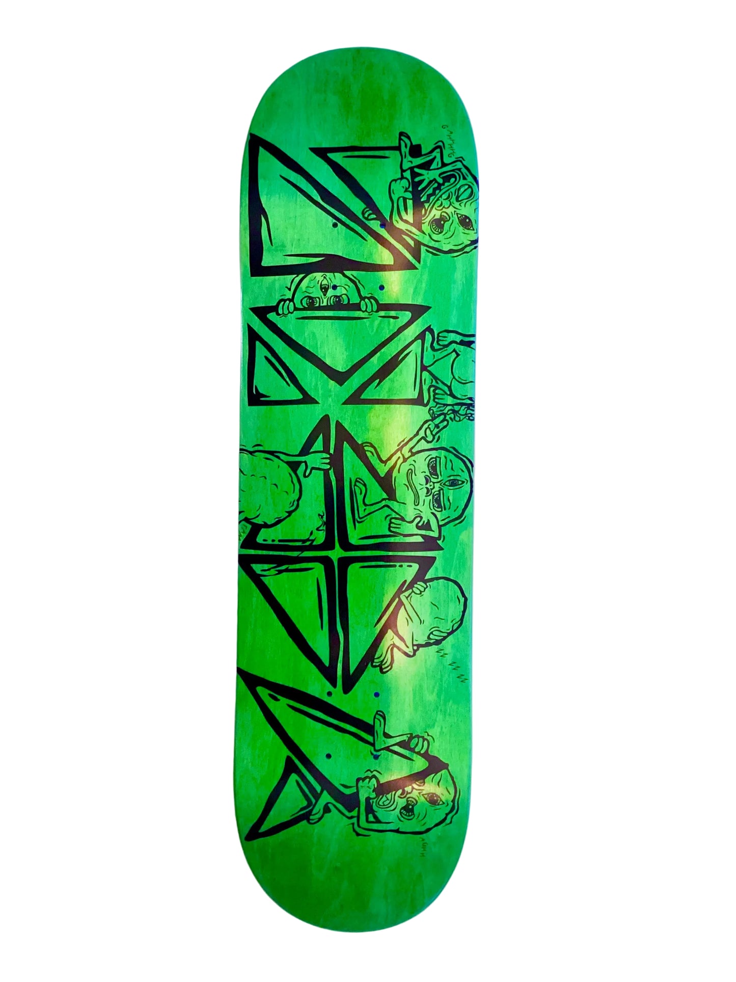 “Holy Billies!” 8.25 Green/Blue Veneer