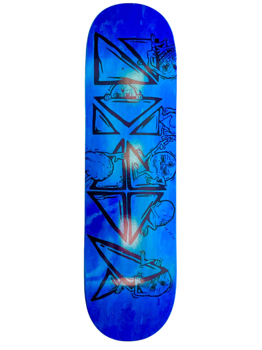 “Holy Billies!” 8.5 Blue/Yellow Veneer